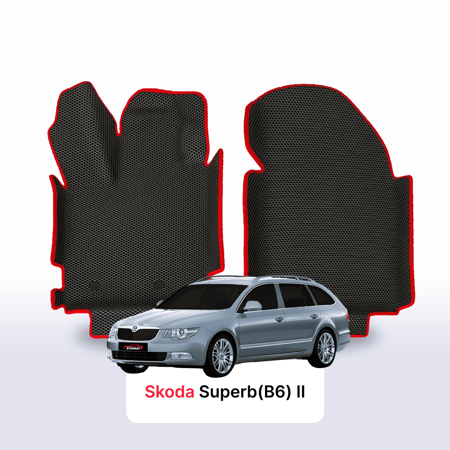 Car mats EVAMATS for Skoda Superb(B6) 2 gen 2008-2015 year STATION WAGON