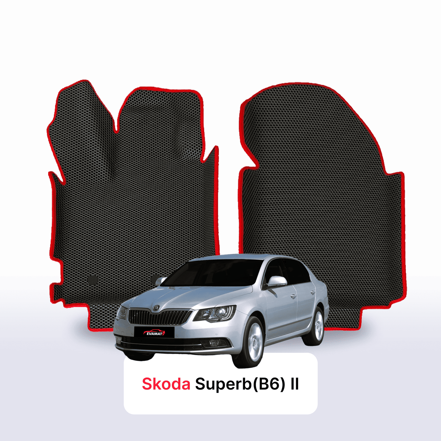 Car mats EVAMATS for Skoda Superb(B6) 2 gen 2008-2015 year LIFTBACK