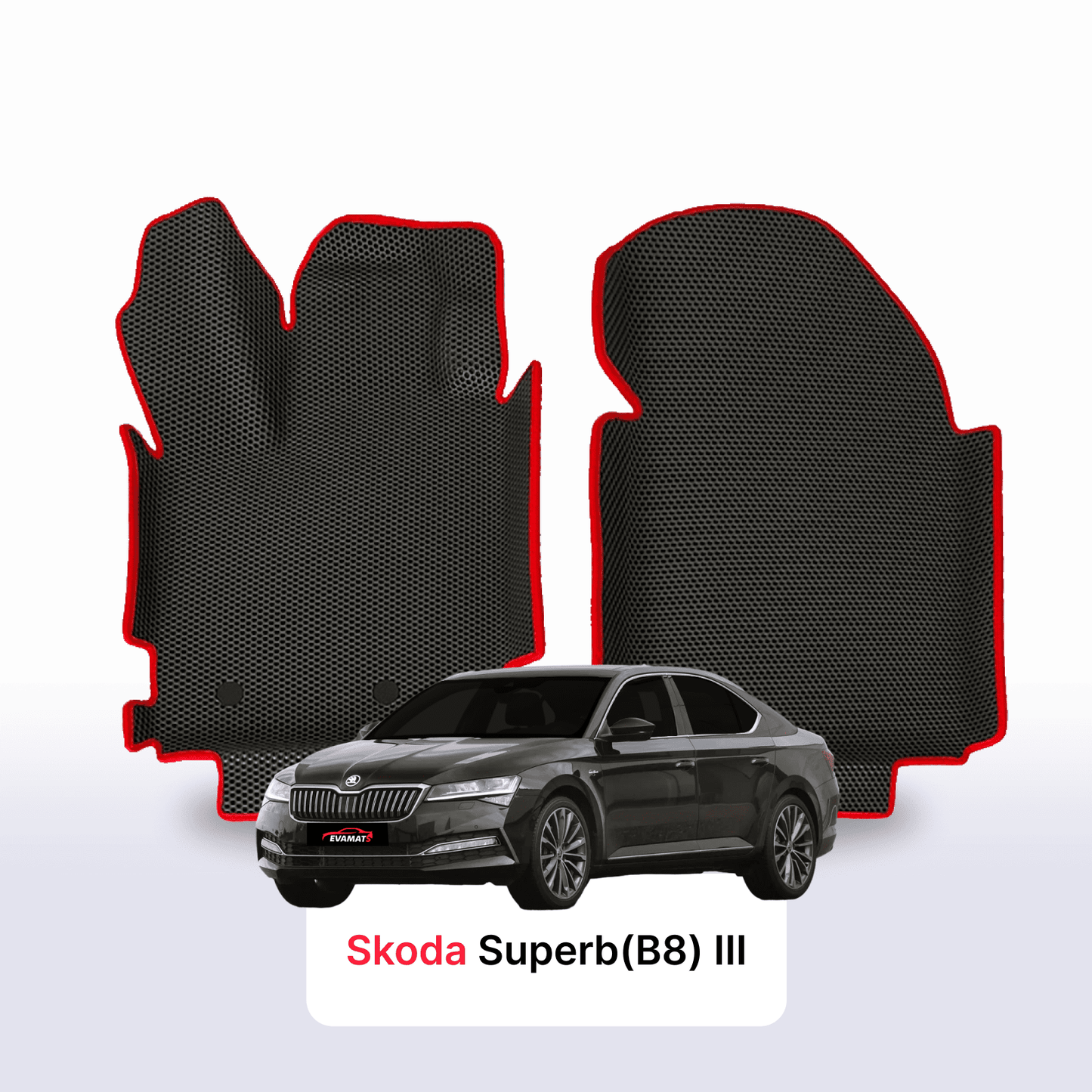 Car mats EVAMATS for Skoda Superb(B8) 3 gen 2015-2024 year LIFTBACK