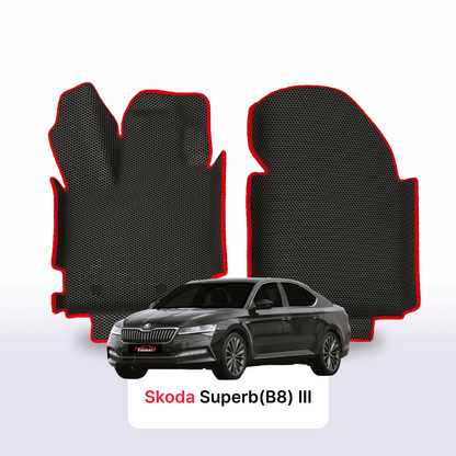Car mats EVAMATS for Skoda Superb(B8) 3 gen 2015-2024 year LIFTBACK
