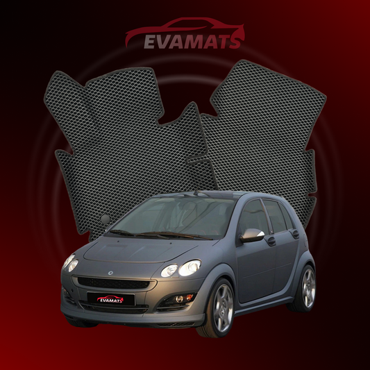 Tapis de voiture EVAMATS pour Smart Forfour 1 gen 2004-2006 année HATCHBACK 5 portes