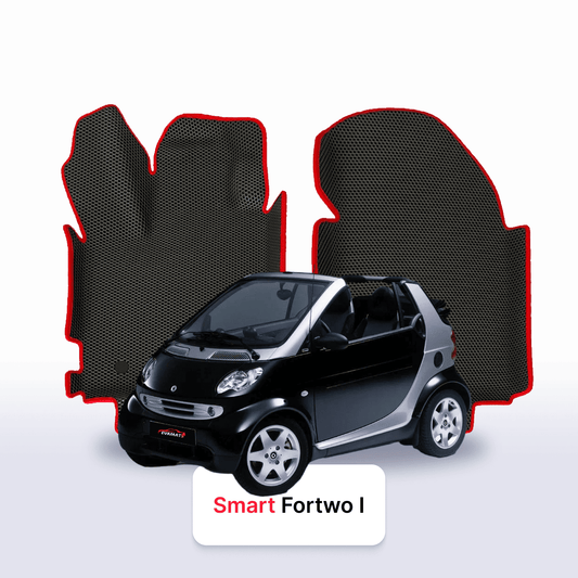 Car mats EVAMATS for Smart Fortwo 1 gen 1998-2007 year CABRIO