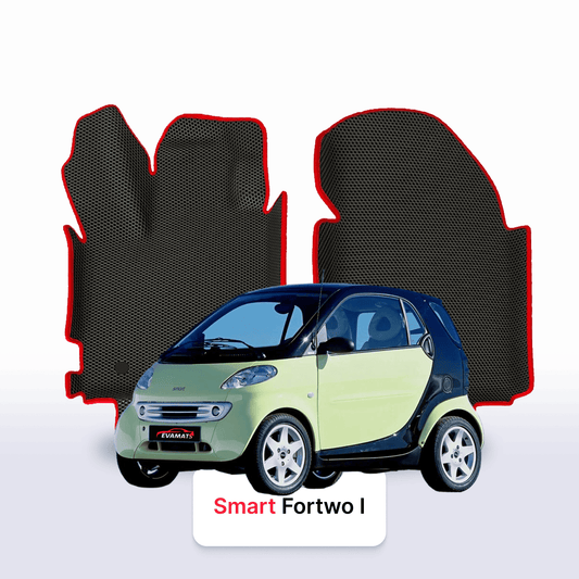 Car mats EVAMATS for Smart Fortwo 1 gen 1998-2007 year HATCHBACK 3 door