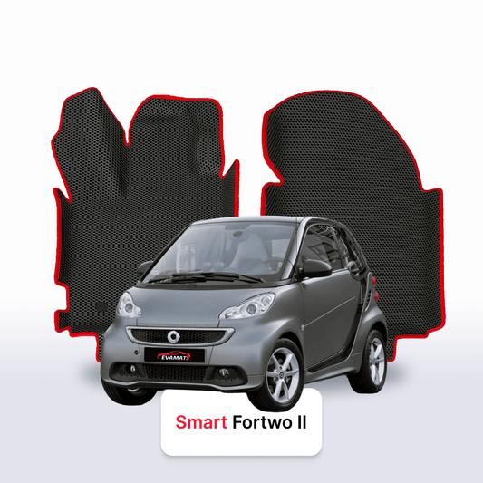 Car mats EVAMATS for Smart Fortwo 2 gen 2007-2015 year HATCHBACK 3 door