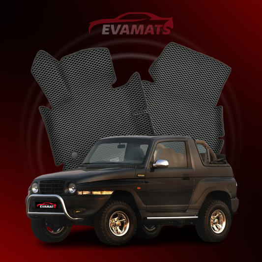 Car mats EVAMATS for SsangYong Korando 2 gen 1996-2006 year SUV CABRIO 3 door