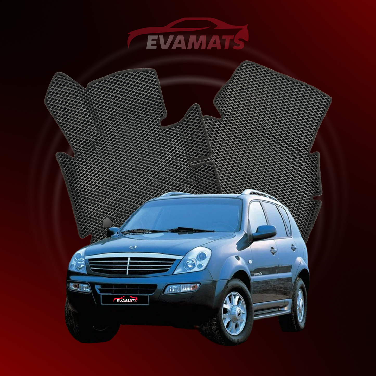 Alfombrillas EVAMATS para SsangYong Rexton 1ª generación años 2001-2008 SUV