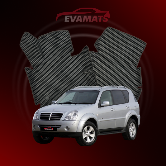 Tapis de voiture EVAMATS pour SsangYong Rexton 2 génération 2006-2012 année SUV