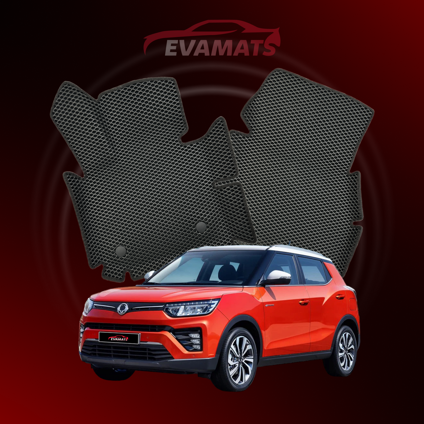 Autokoberce EVAMATS pro SUV SsangYong Tivoli 1 gen 2015-2025