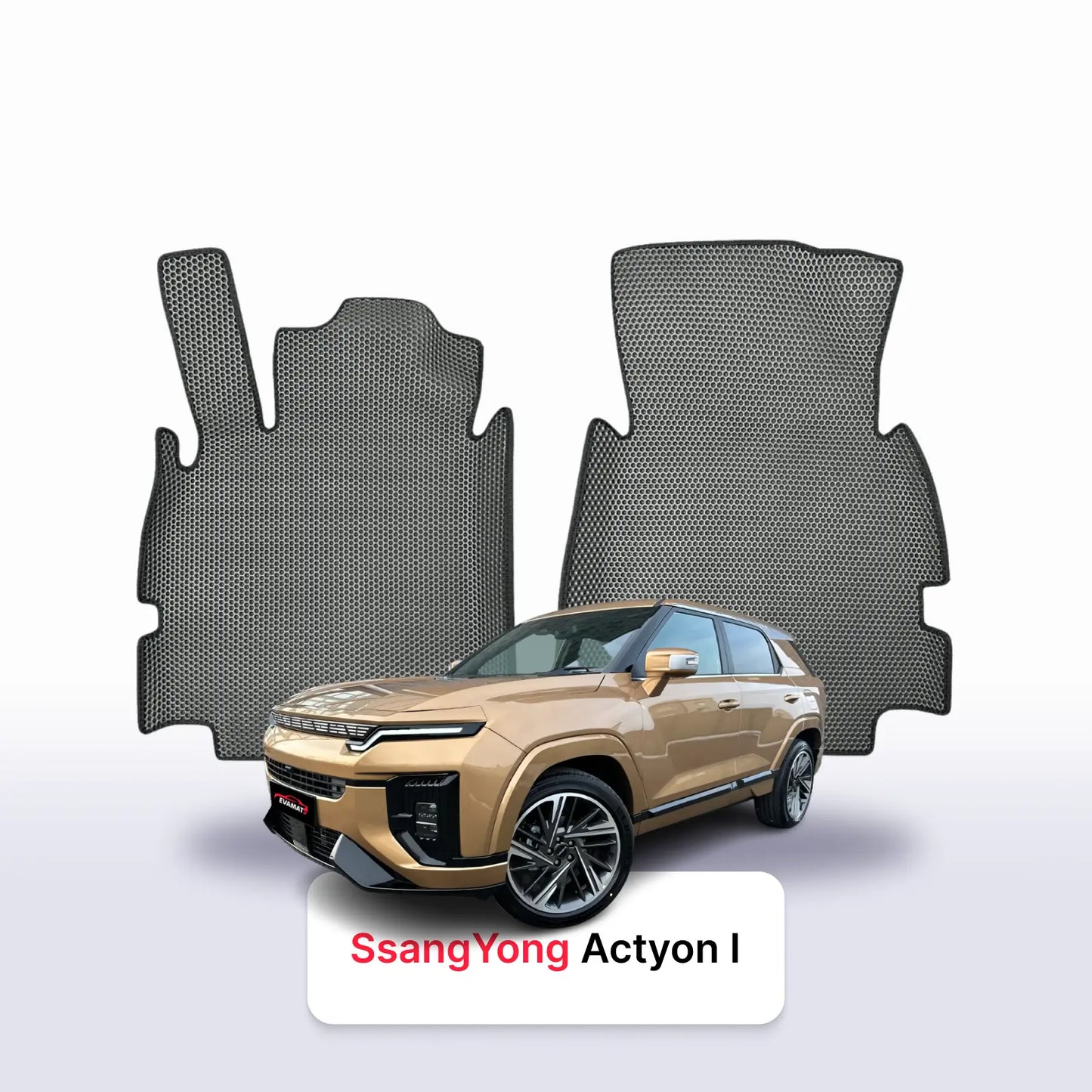 Car mats EVA for SsangYong Actyon 1 gen 2025-2029 year SUV 5 door