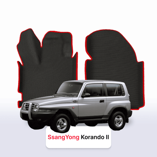 Car mats EVAMATS for SsangYong Korando 2 gen 1996-2006 year SUV 3 door
