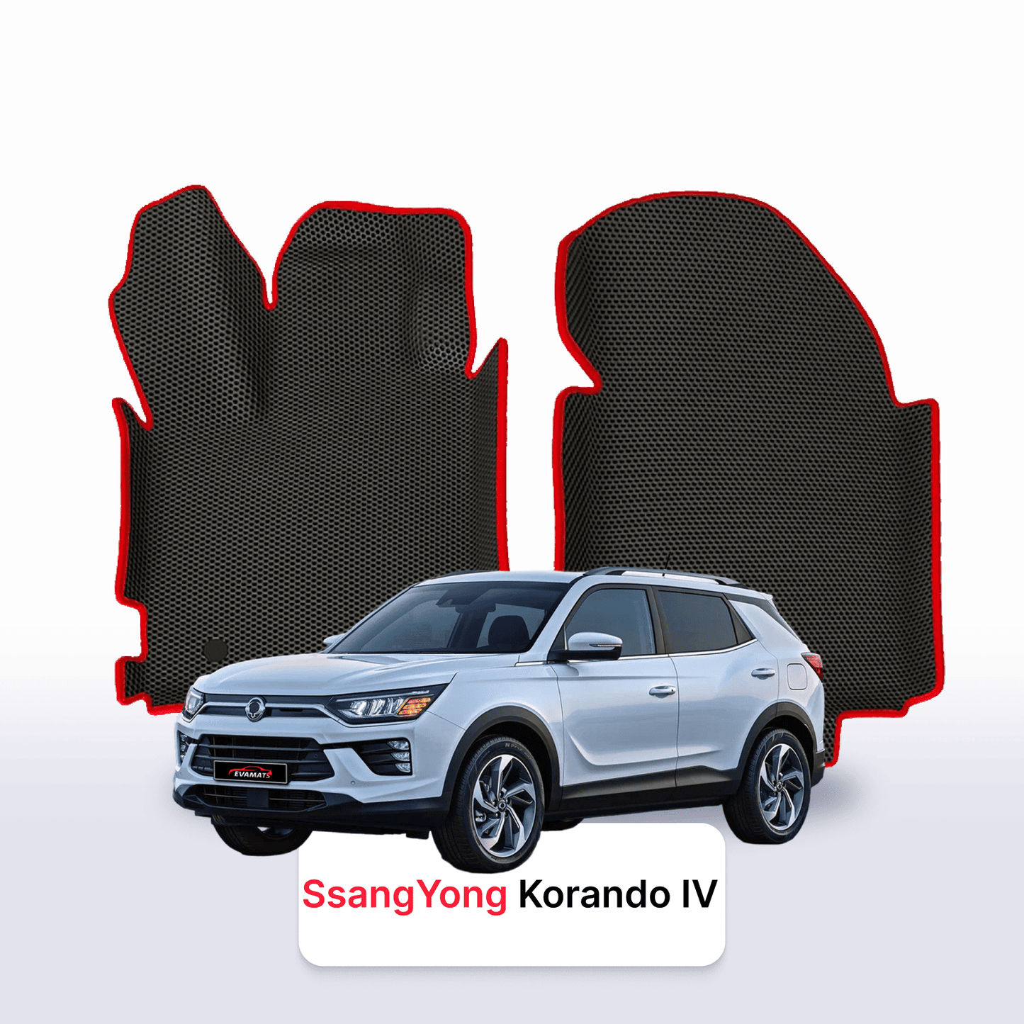 Car mats EVAMATS for SsangYong Korando 4 gen 2019-2025 year SUV 5 door