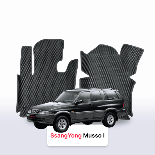 Car mats EVAMATS for SsangYong Musso 1 gen 1993-2006 year SUV