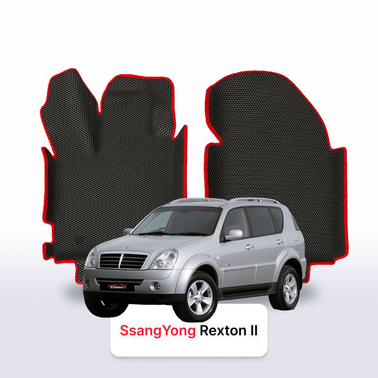 Car mats EVAMATS for SsangYong Rexton 2 gen 2006-2012 year SUV