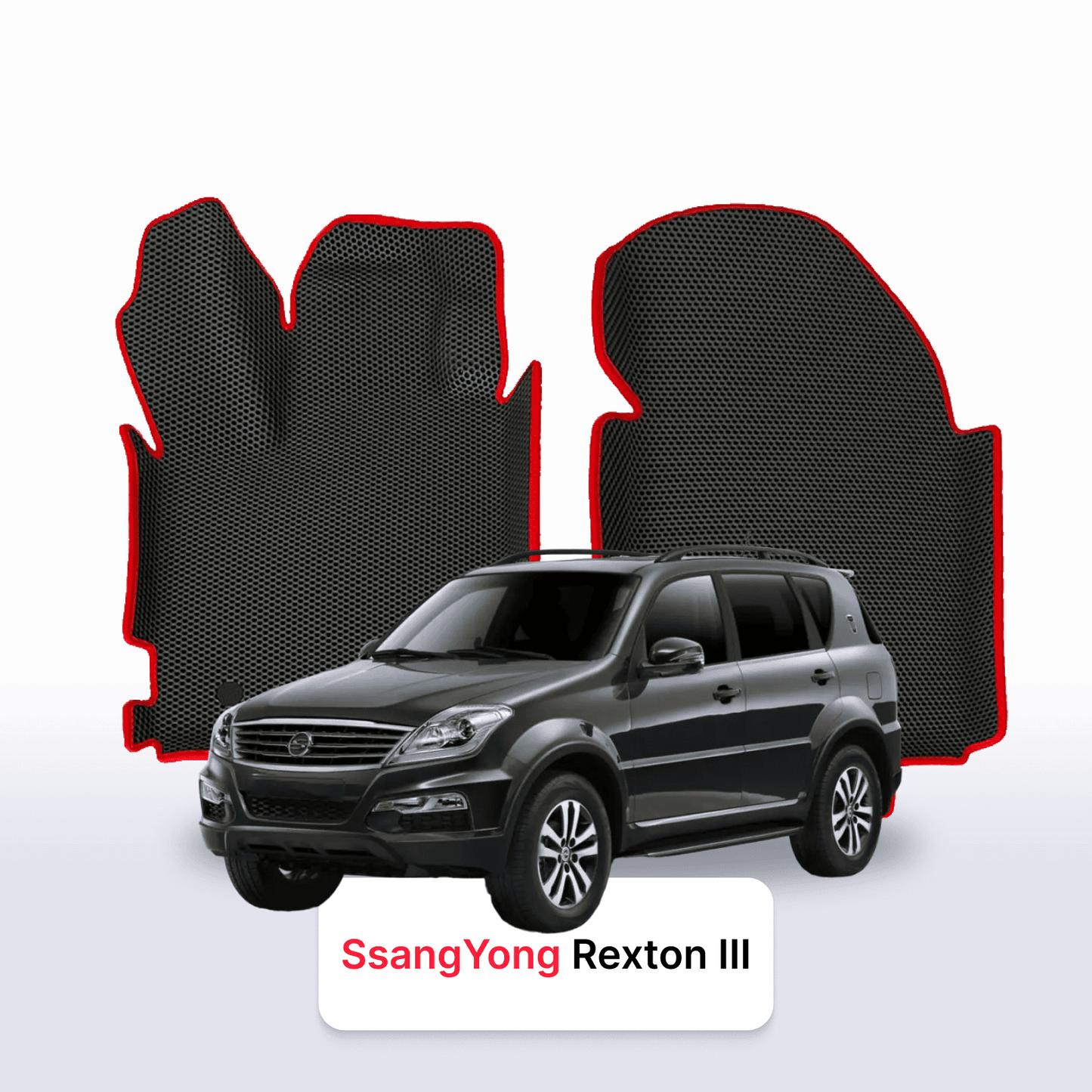 Car mats EVAMATS for SsangYong Rexton 3 gen 2012-2017 year SUV