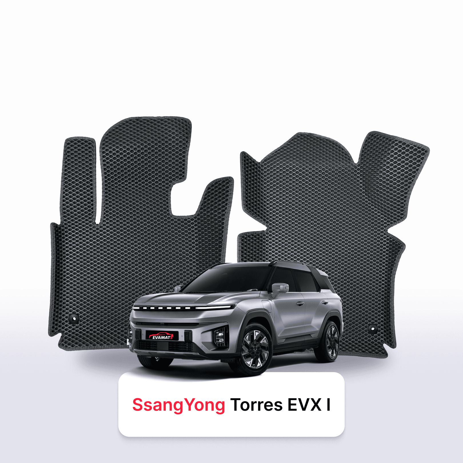 Car mats EVAMATS for SsangYong Torres EVX 1 gen 2023-2028 year SUV