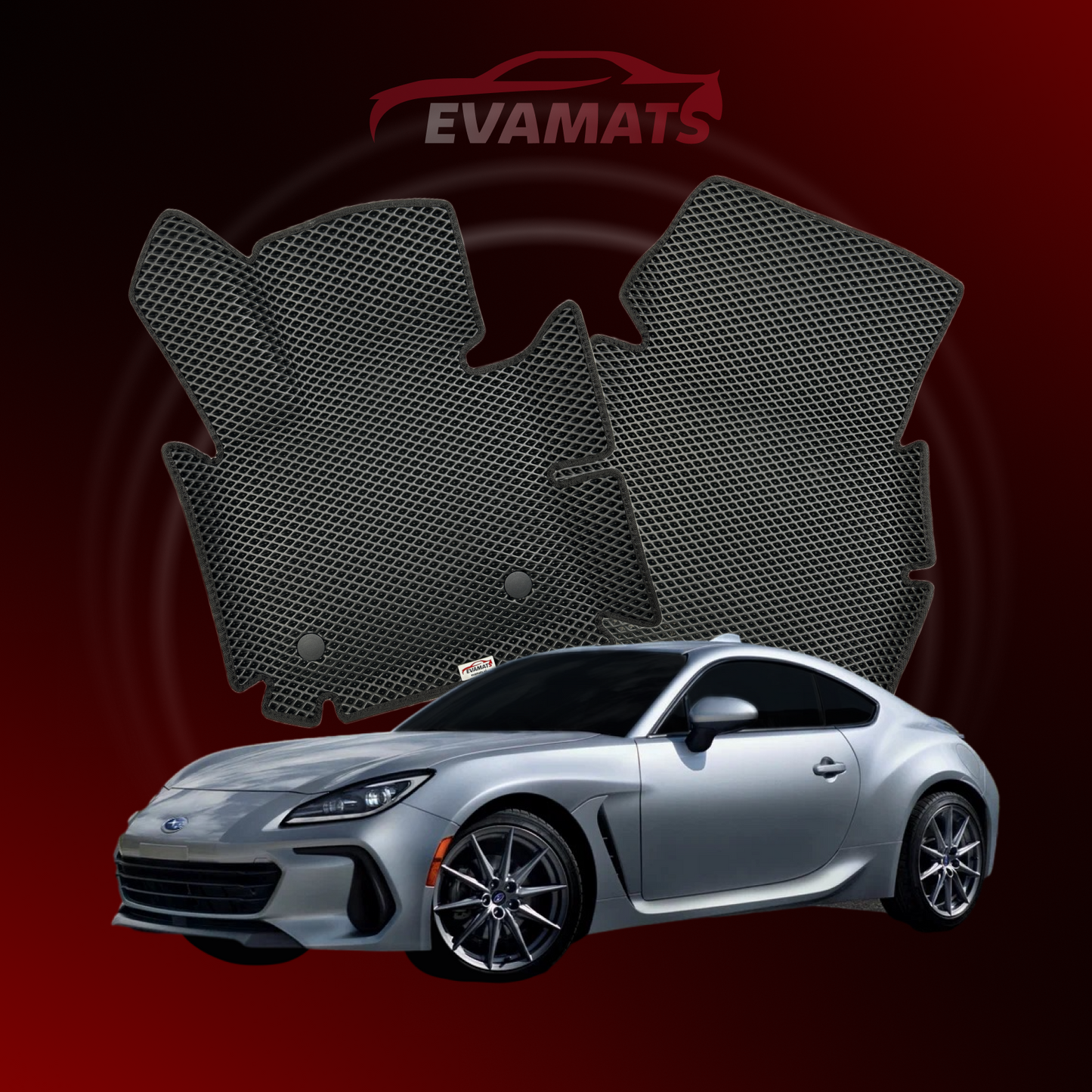 Car mats EVAMATS for Subaru BRZ 2 gen 2020-2024 year COUPE