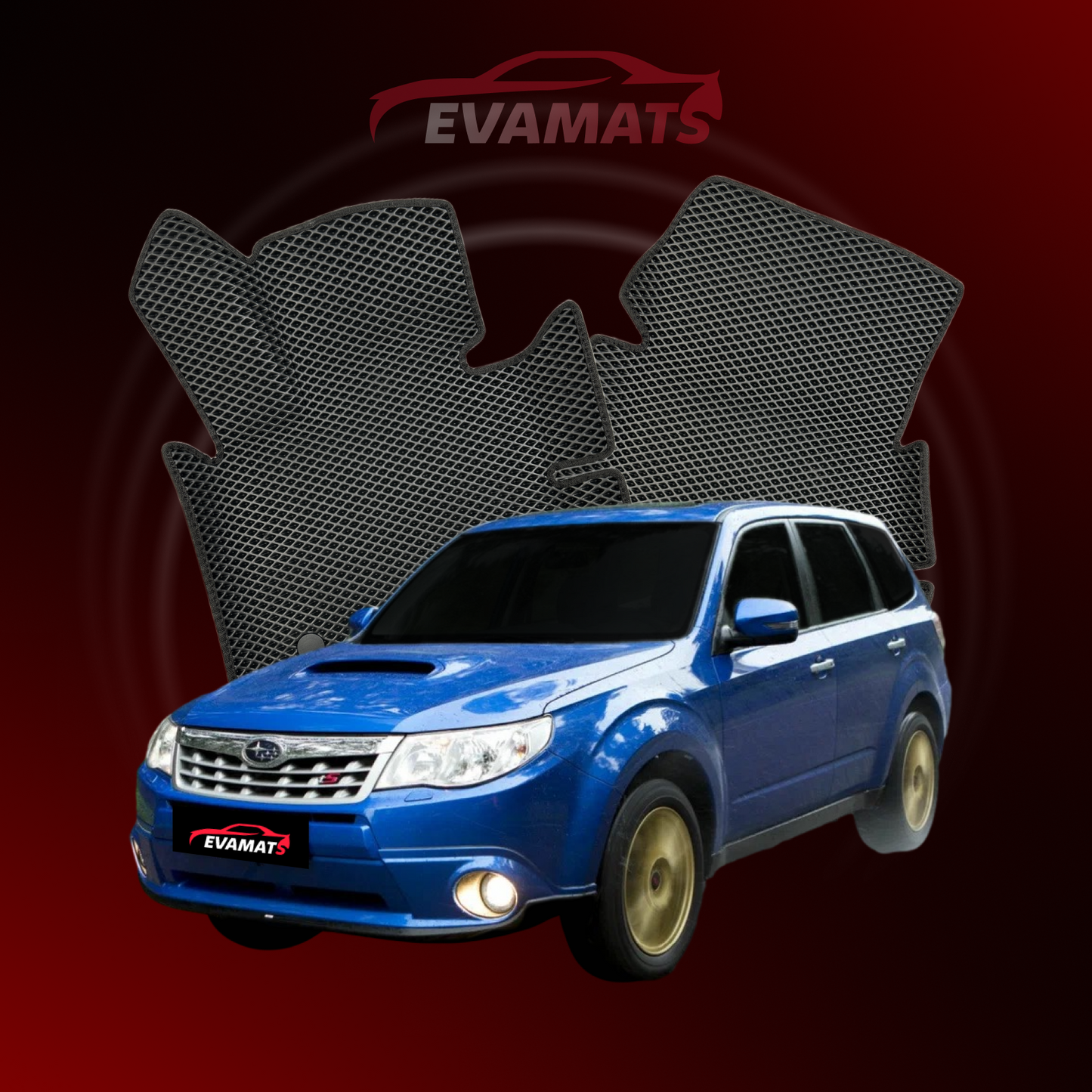 Autokoberce EVAMATS pro Subaru Forester tS(SH) 3 gen 2011-2013 SUV