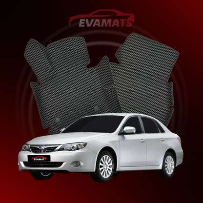 Car mats EVAMATS for Subaru Impreza 3 gen 2007-2011 year SEDAN