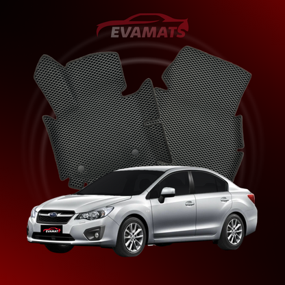 Car mats EVAMATS for Subaru Impreza 4 gen 2011-2016 year SEDAN