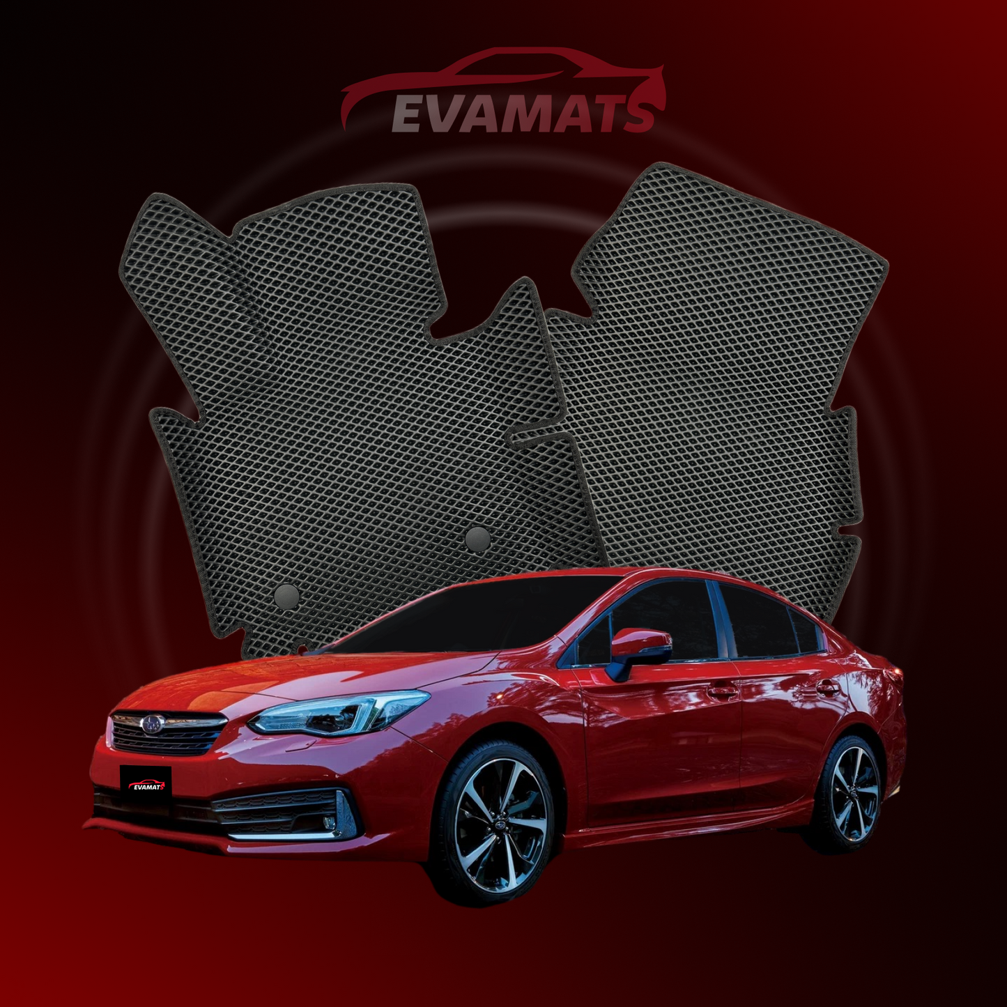 Car mats EVAMATS for Subaru Impreza 5 gen 2016-2023 year SEDAN