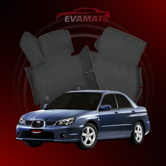 Car mats EVAMATS for Subaru Impreza(GD) 2 gen 2000-2007 year SEDAN