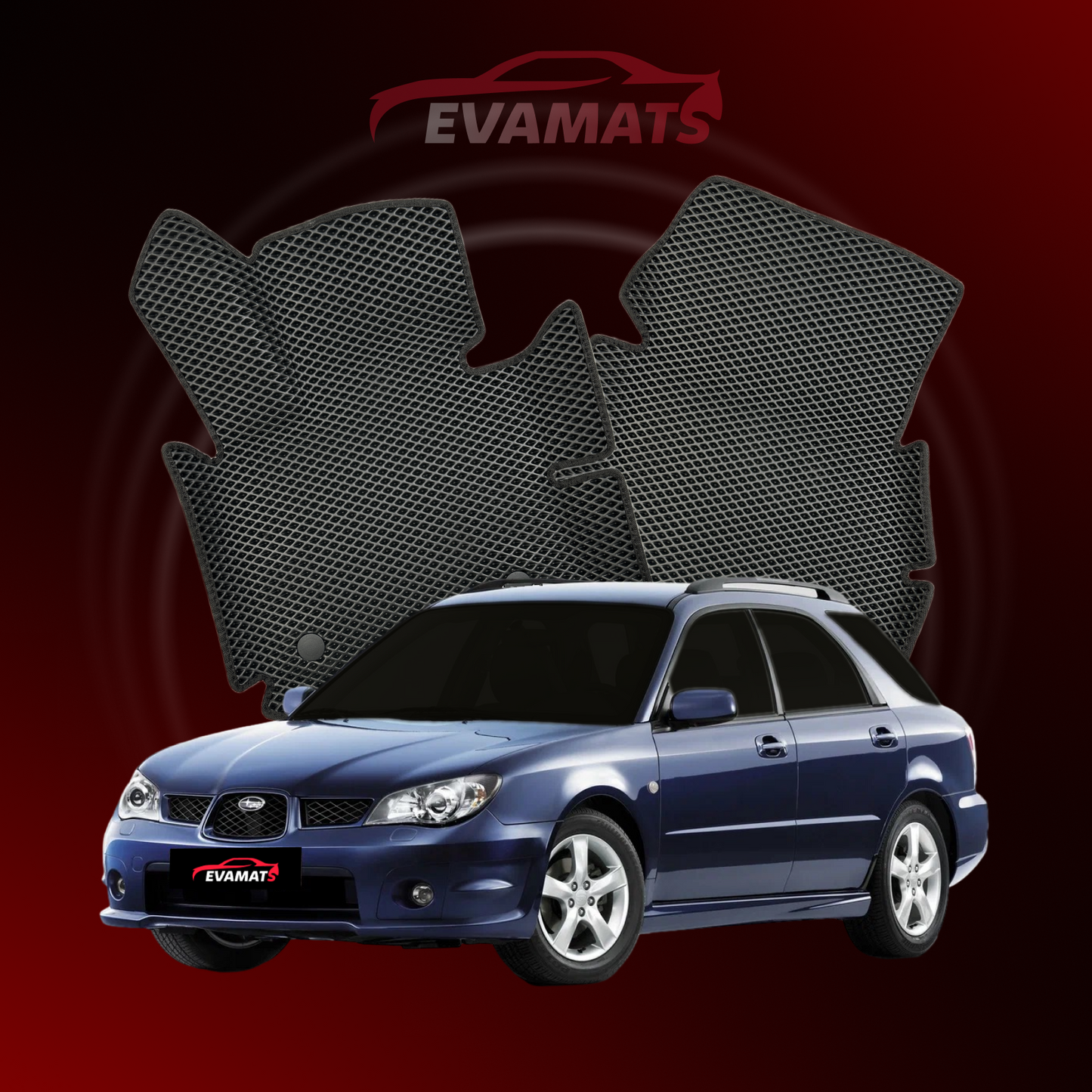 Autokoberce EVAMATS pro Subaru Impreza(GG) 2 gen 2000-2007 rok STATION WAGON