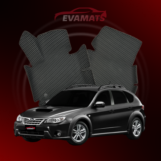 Tappetini per auto EVAMATS per Subaru Impreza(XV) 3 gen 2007-2011 anno HATCHBACK 5 porte