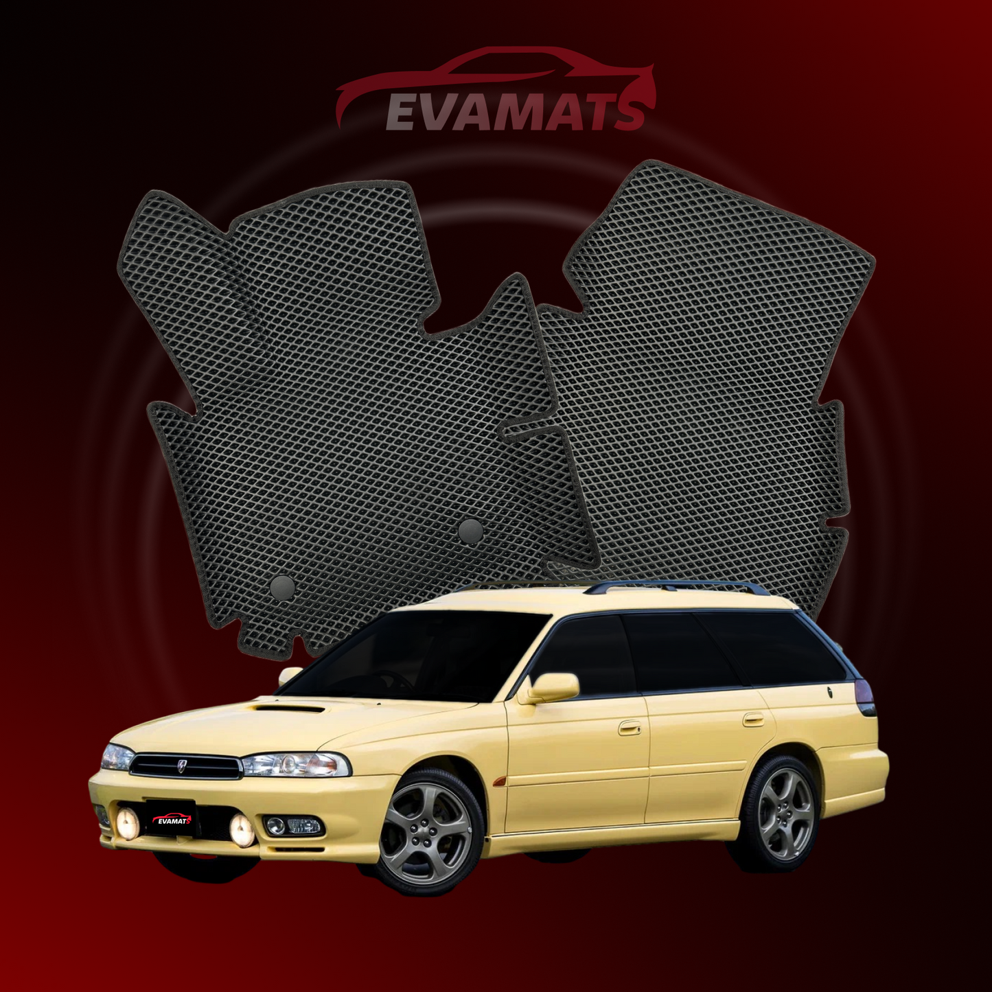 Car mats EVAMATS for Subaru Legacy 2 gen 1993-1999 year STATION WAGON