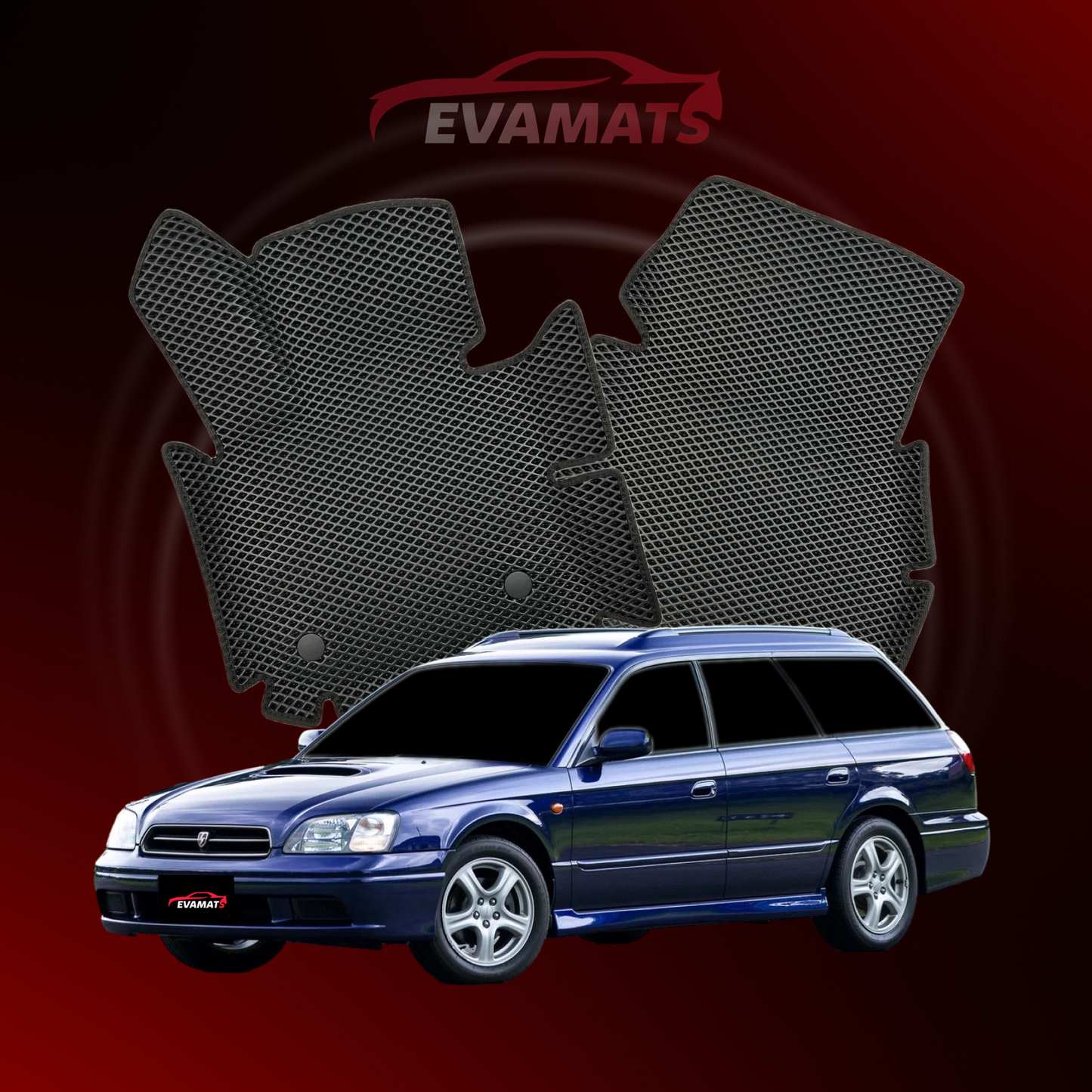 Car mats EVAMATS for Subaru Legacy 3 gen 1998-2004 year STATION WAGON