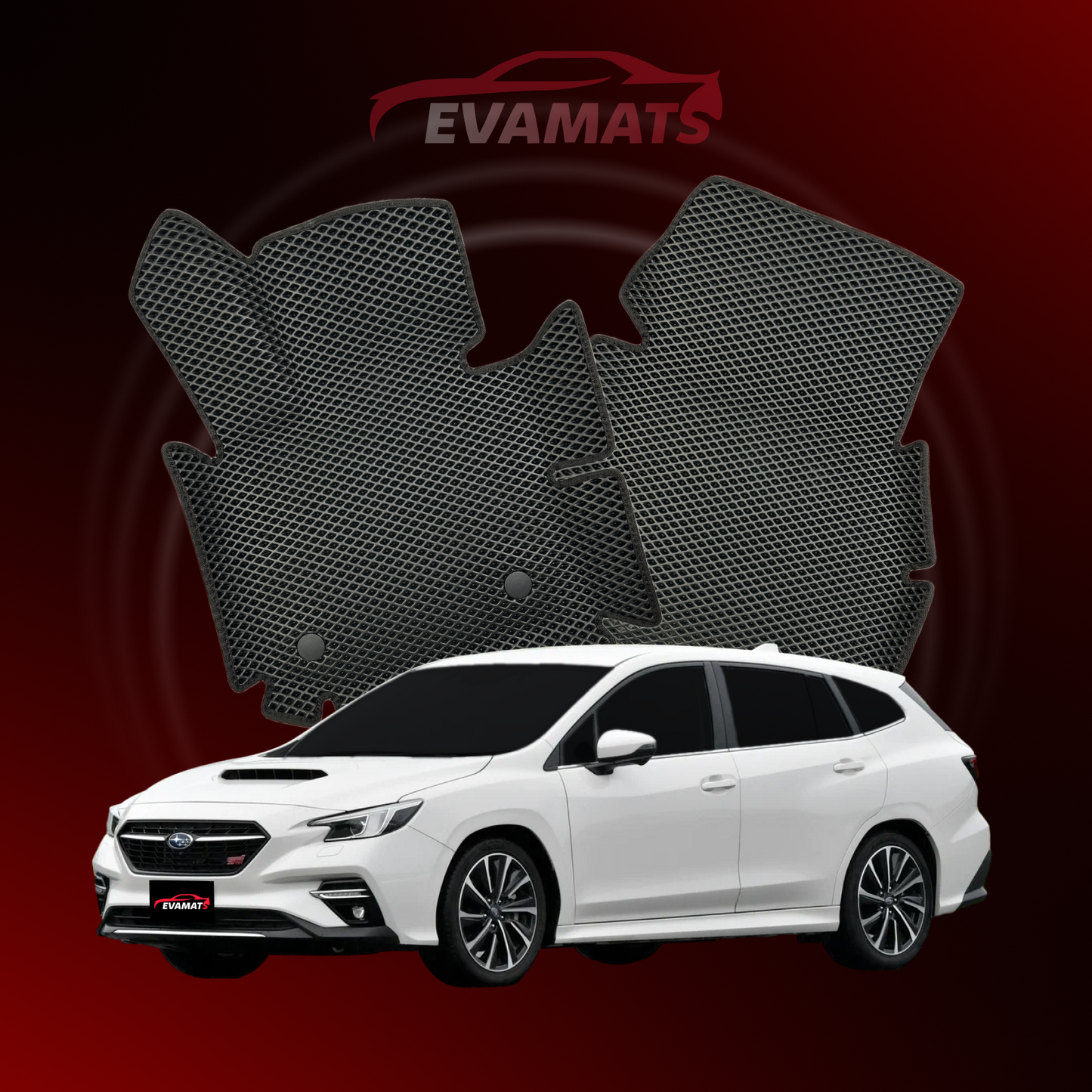 Car mats EVAMATS for Subaru Levorg 2 gen 2020-2024 year STATION WAGON