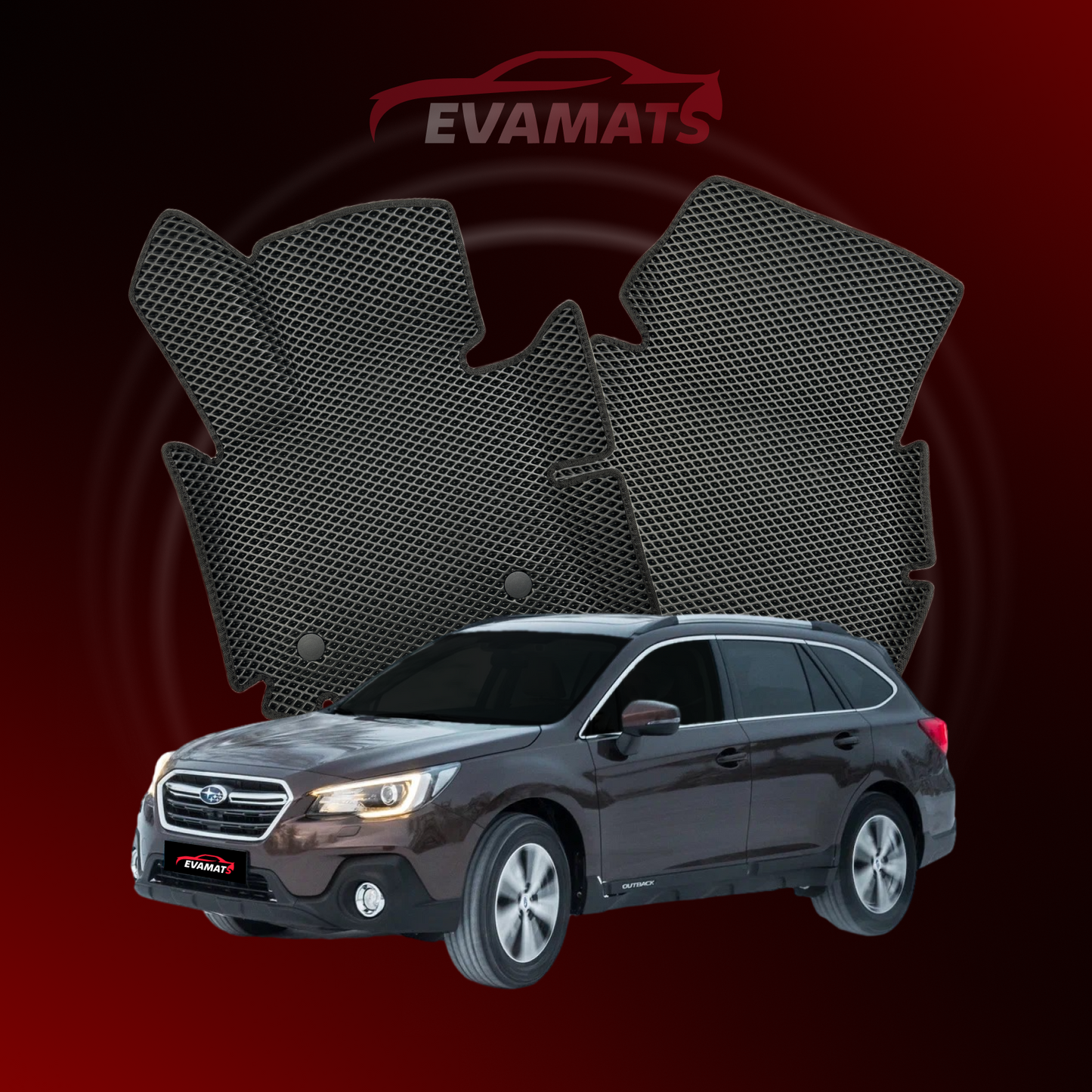 Car mats EVAMATS for Subaru Outback 5 gen 2014-2021 year STATION WAGON