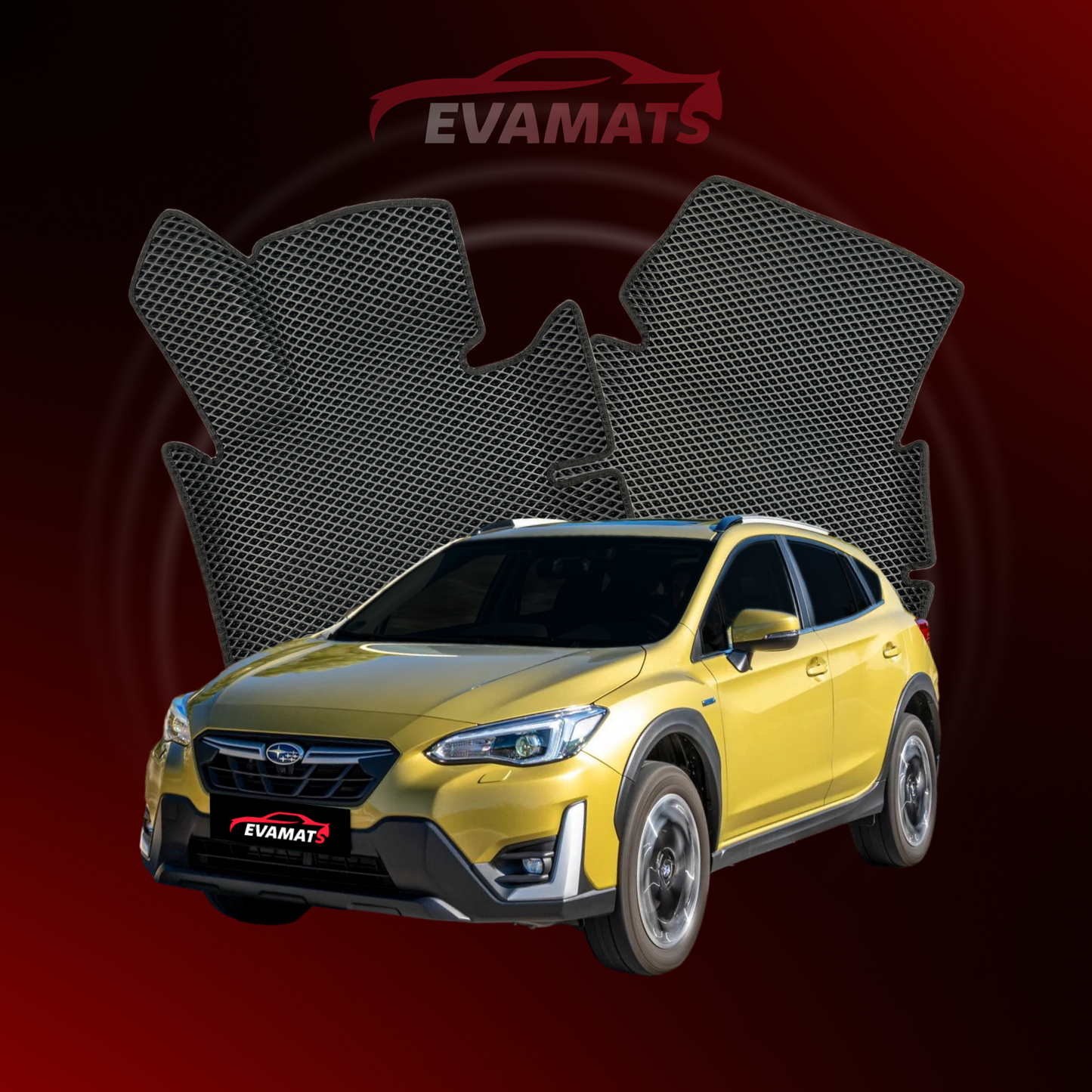 Car mats EVAMATS for Subaru XV 2 gen 2017-2024 year SUV