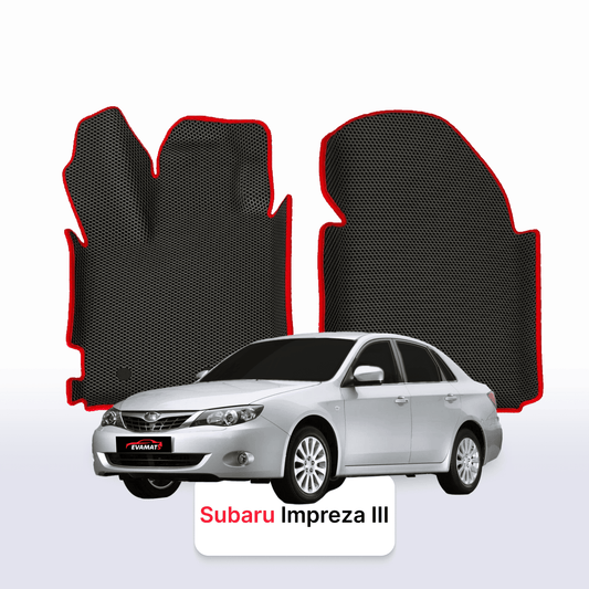 Car mats EVAMATS for Subaru Impreza 3 gen 2007-2011 year SEDAN