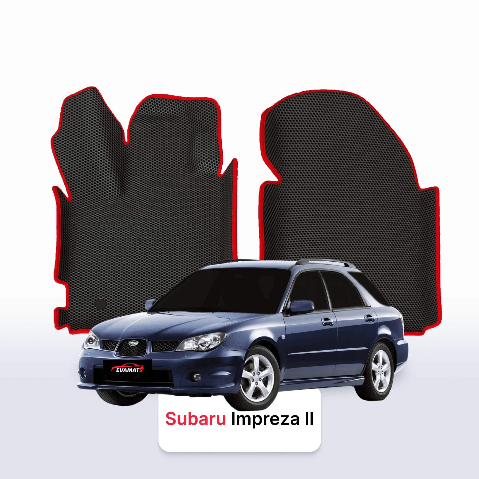 Car mats EVAMATS for Subaru Impreza(GG) 2 gen 2000-2007 year STATION WAGON