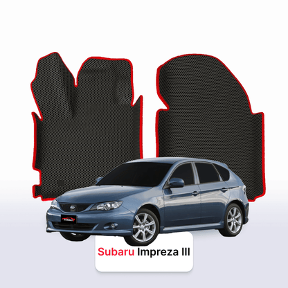 Car mats EVAMATS for Subaru Impreza(GH) 3 gen 2007-2011 year HATCHBACK 5 door