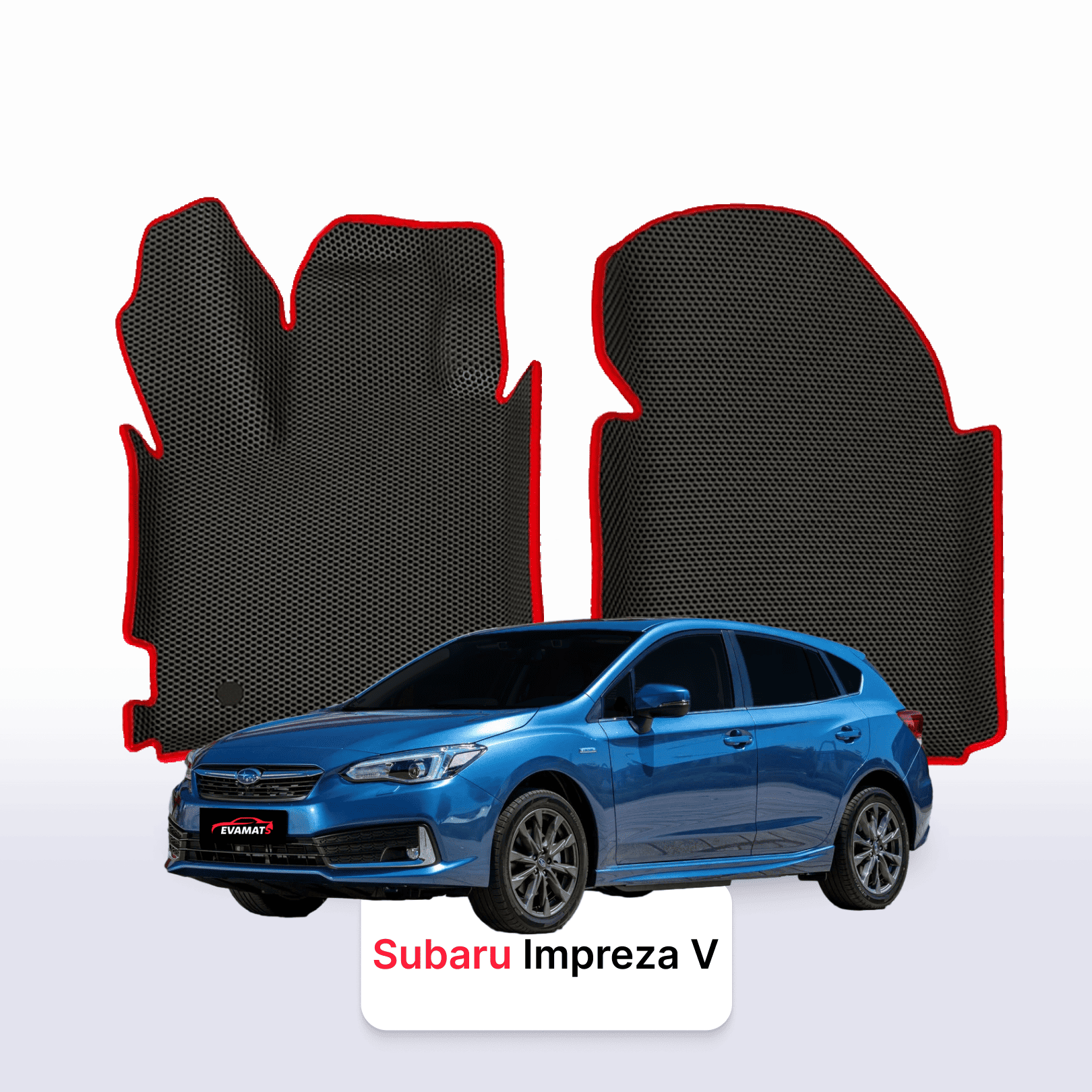 Car mats EVAMATS for Subaru Impreza(GP) 5 gen 2016-2023 year HATCHBACK 5 door