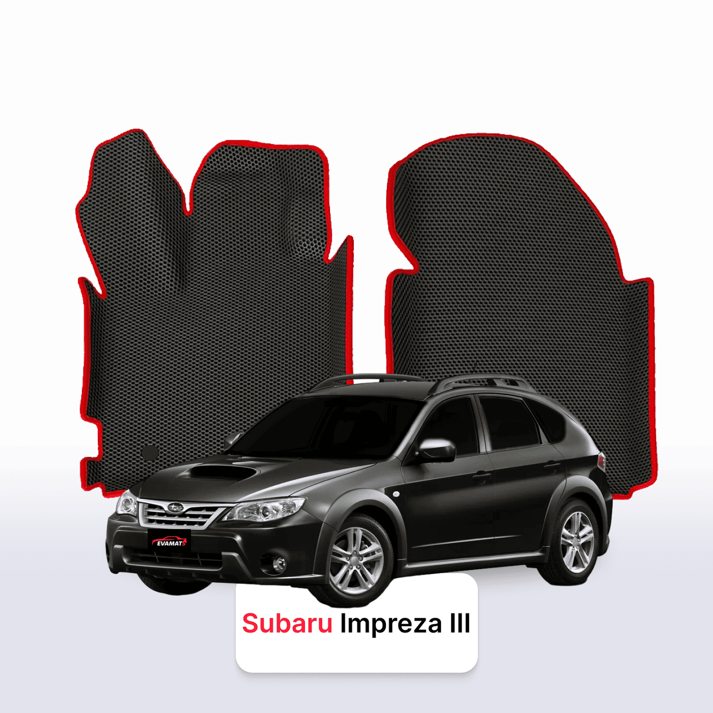 Car mats EVAMATS for Subaru Impreza(XV) 3 gen 2007-2011 year HATCHBACK 5 door