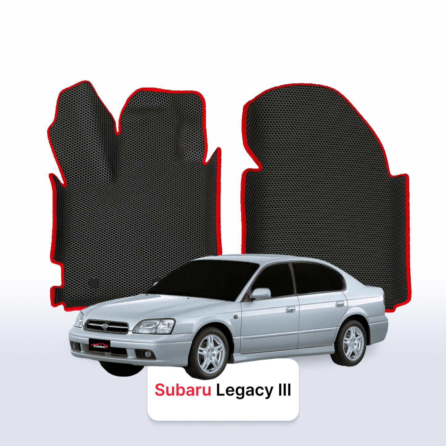 Car mats EVAMATS for Subaru Legacy 3 gen 1998-2004 year SEDAN