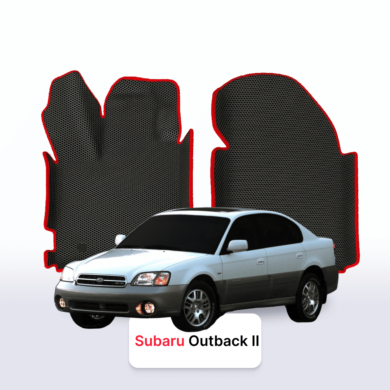Car mats EVAMATS for Subaru Outback 2 gen 1998-2004 year SEDAN