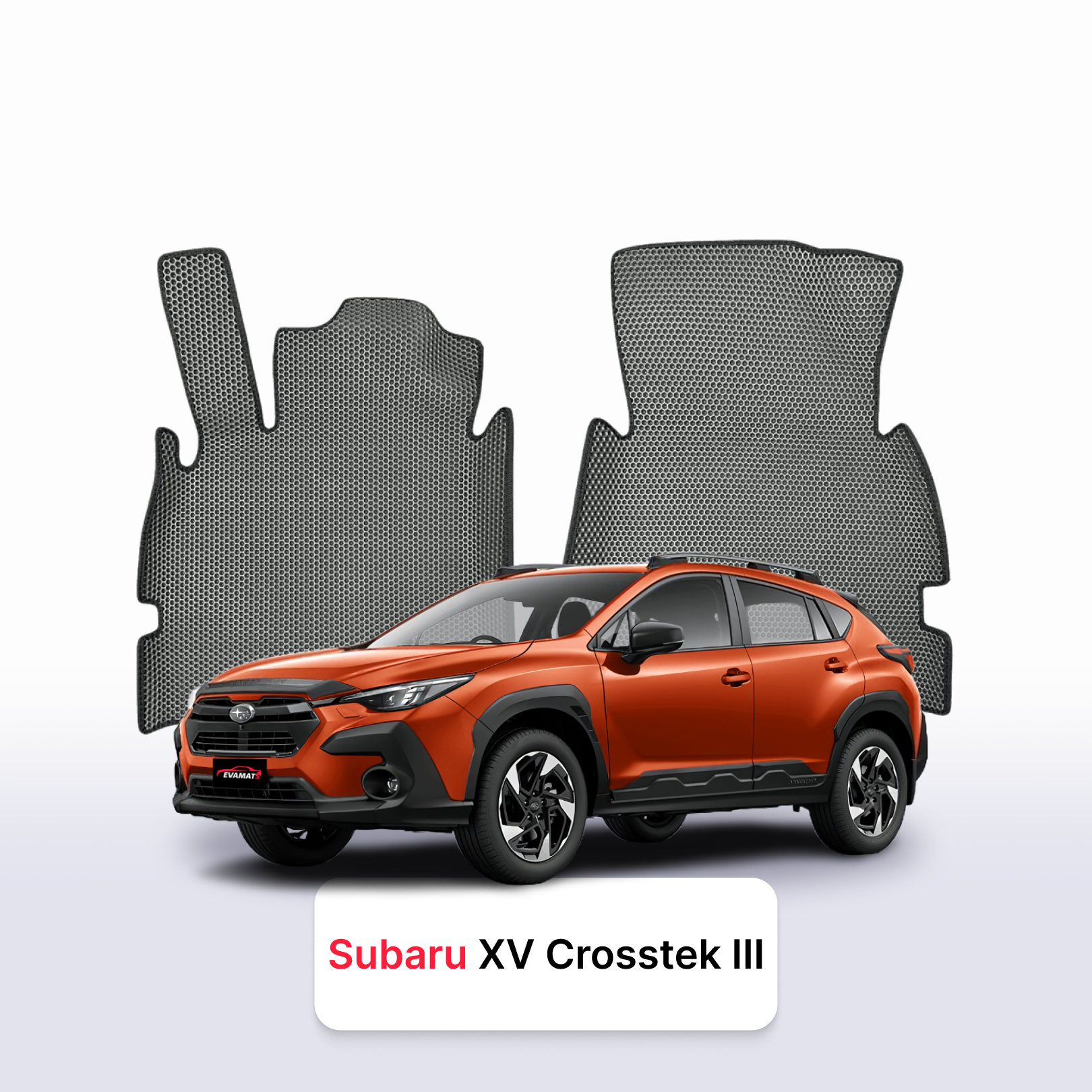 Car mats EVAMATS for Subaru XV Crosstek 3 gen 2022-2027 year SUV