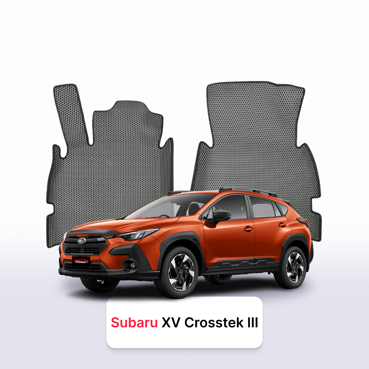 Car mats EVA for Subaru XV Crosstek 3 gen 2022-2027 year SUV