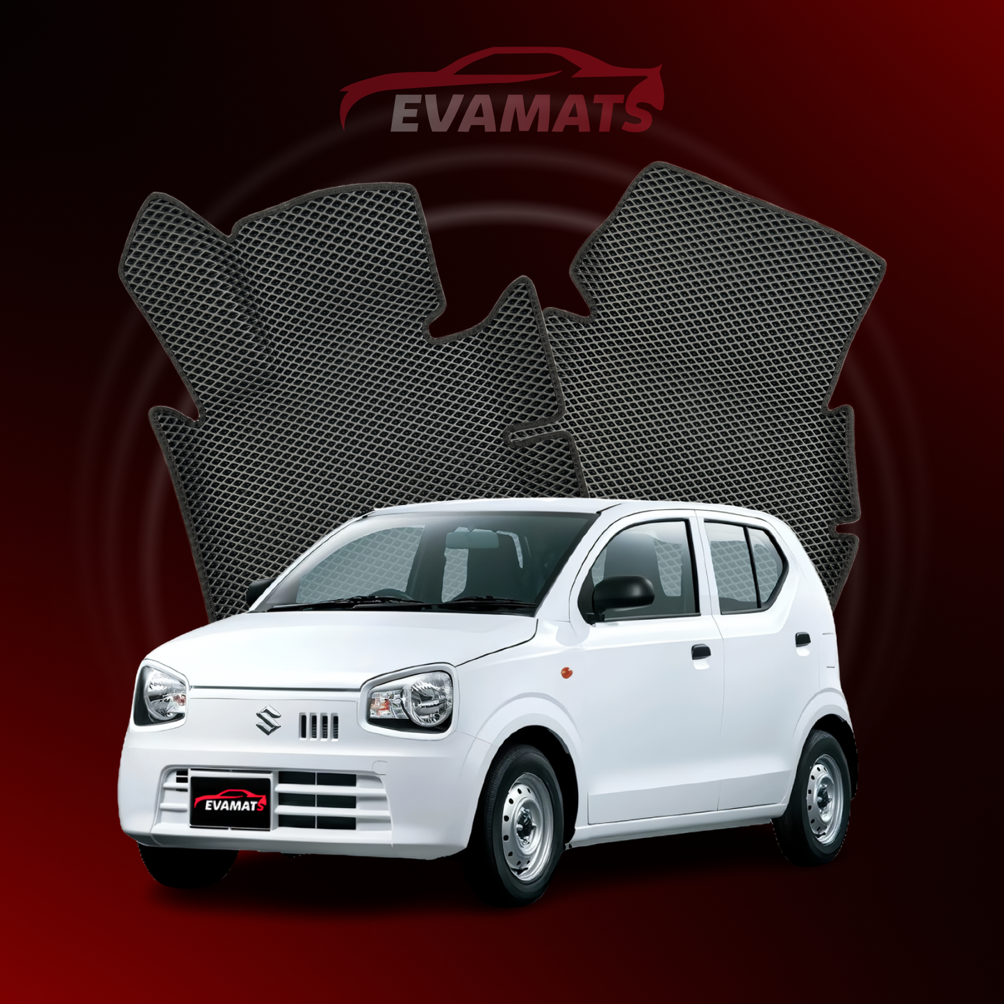 Car mats EVAMATS for Suzuki Alto 8 gen 2014-2025 year HATCHBACK 5 door