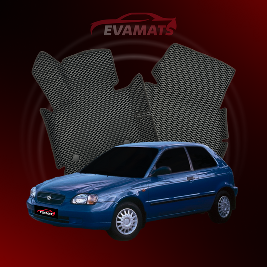 Alfombrillas de coche EVAMATS para Suzuki Baleno 1ª generación 1995-2002 HATCHBACK 3 puertas