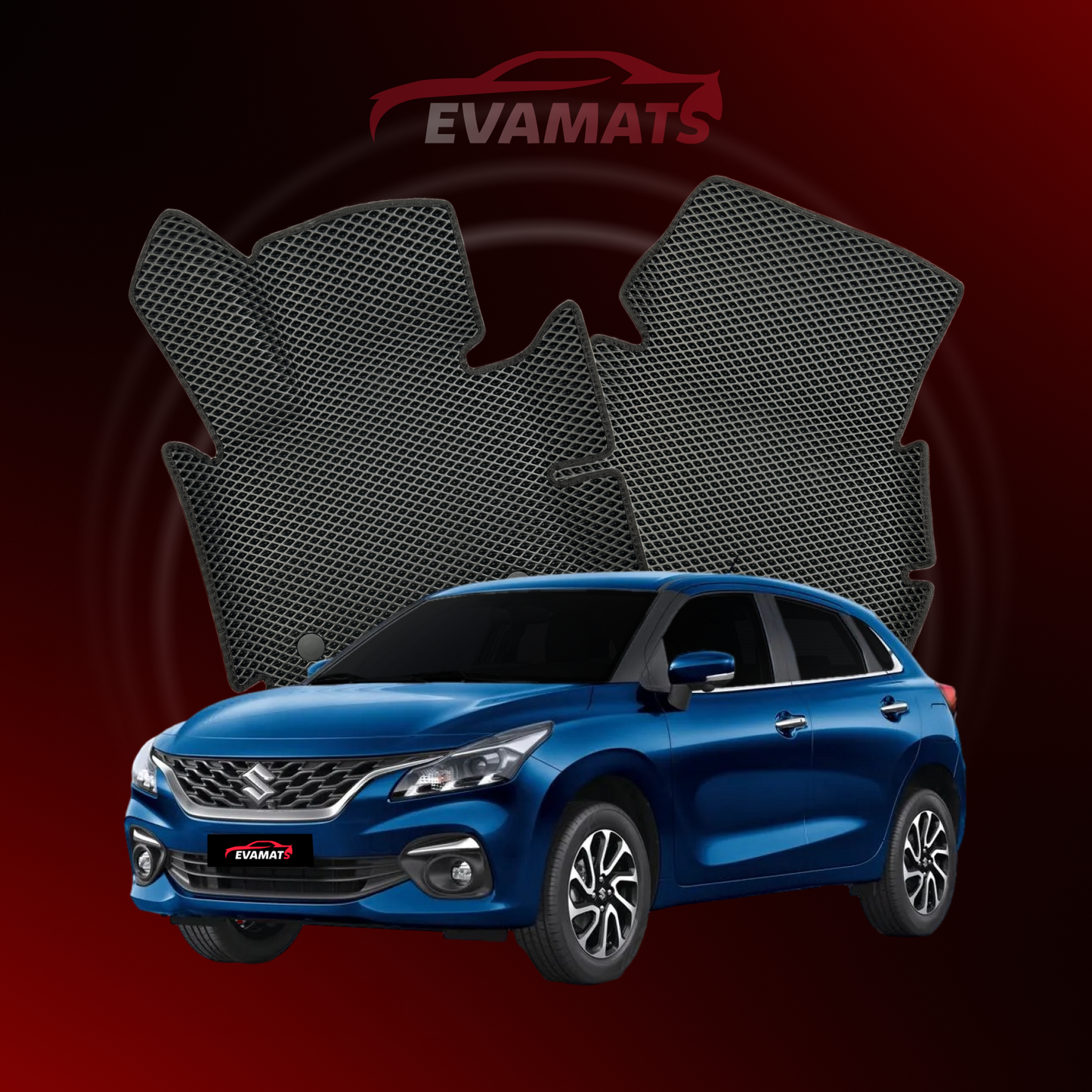 Car mats EVAMATS for Suzuki Baleno 3 gen 2022-2025 year HATCHBACK 5 door