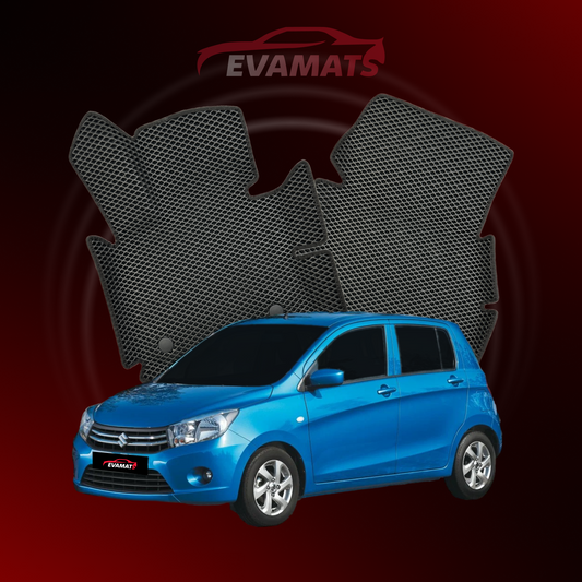 Tapis de voiture EVAMATS pour Suzuki Celerio 1 gen 2014-2025 année HATCHBACK 5 portes