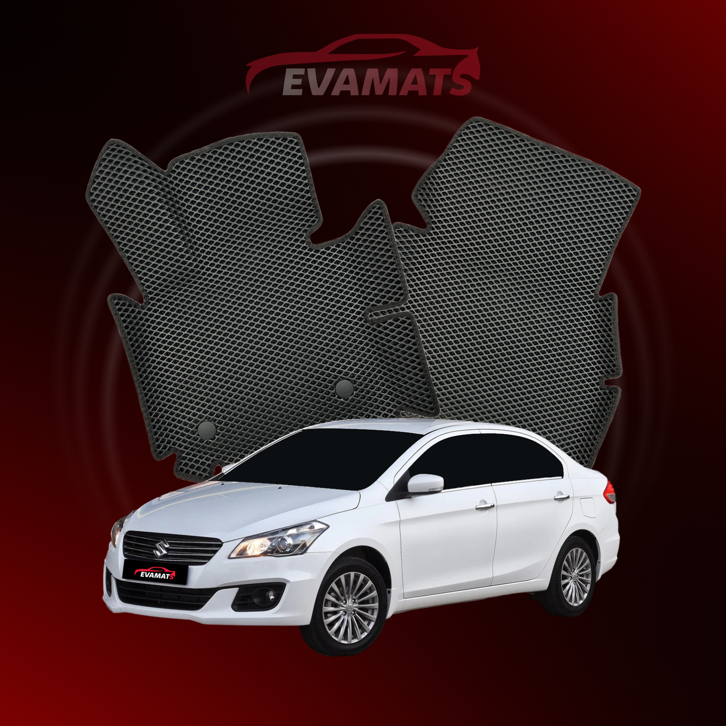 Car mats EVAMATS for Suzuki Ciaz 1 gen 2014-2025 year SEDAN