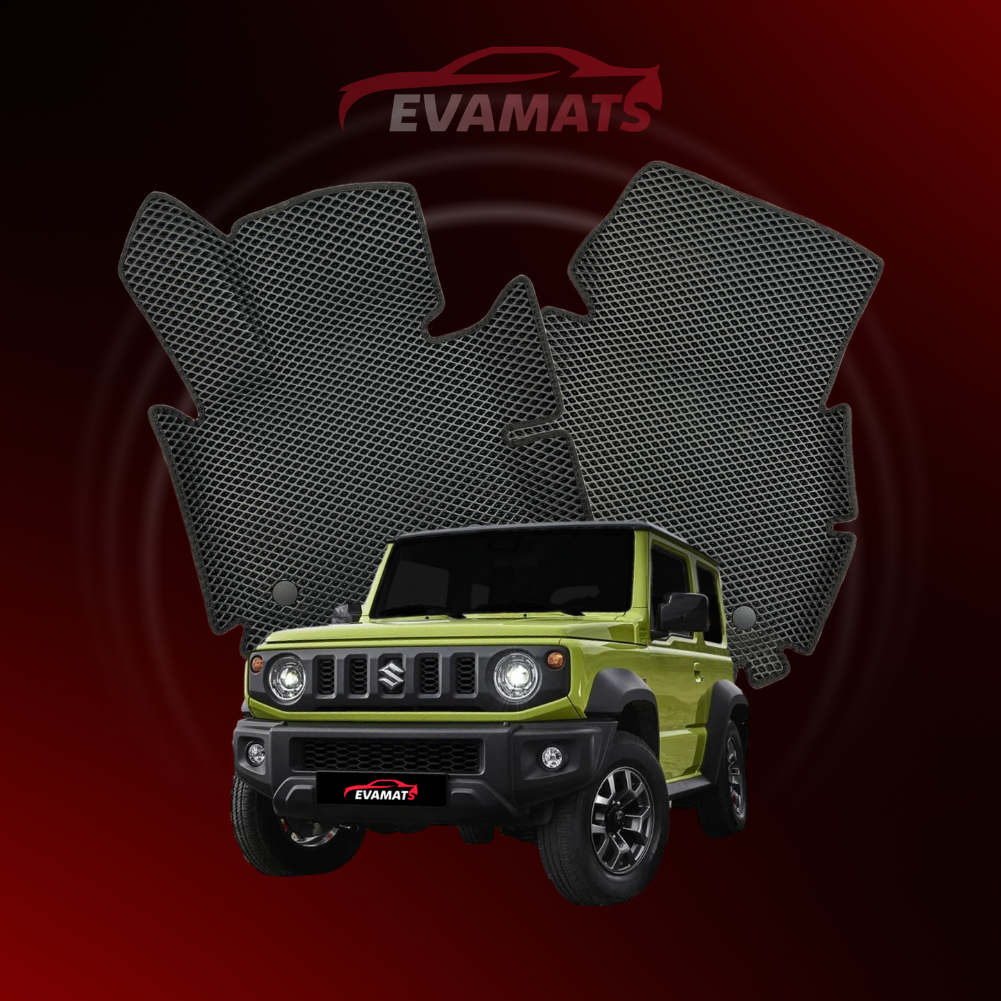 Tapis de voiture EVAMATS pour Suzuki Jimny(JB64) 2 places 4 générations 2018-2025 année SUV 3 portes