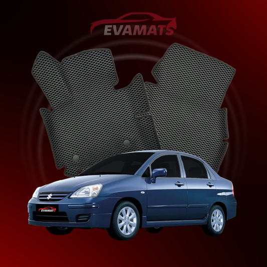 Car mats EVAMATS for Suzuki Liana(ER) 1 gen 2001-2008 year SEDAN