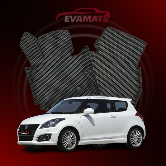 Tapis de voiture EVAMATS pour Suzuki Swift 4 gen 2011-2017 année HATCHBACK 3 portes