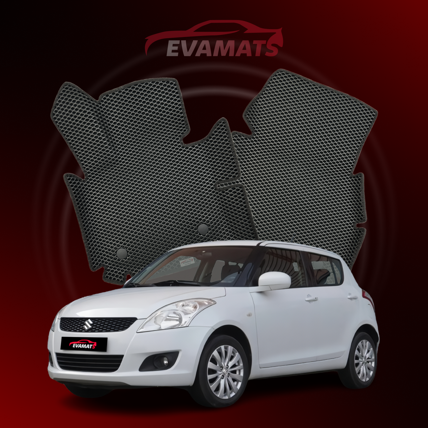 Autokoberce EVAMATS pre Suzuki Swift 4 gen 2011-2017 rok HATCHBACK 5 dv.